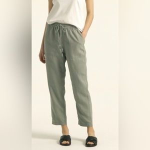 🖤J.Crew Seaside Linen Blend Pants – Faded Pistachio | Size L